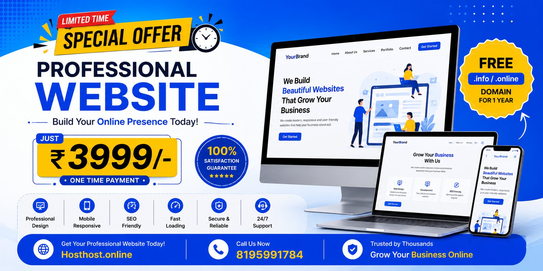 Professional Website — Special Offer